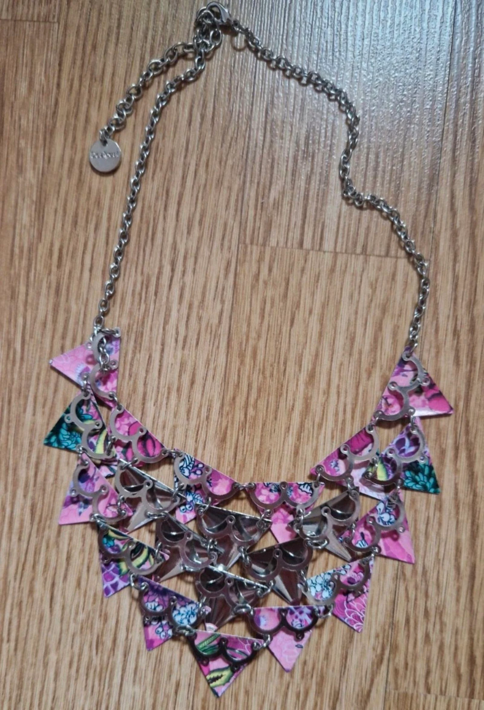 Collar Desigual boho triángulos flores 🌸 – photo 6